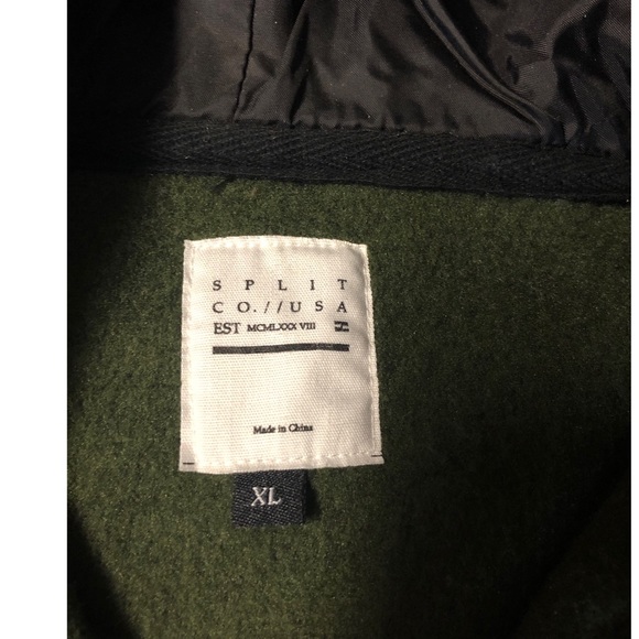 Men’s Split Lightweight Zip Up Hoodie Size: XL - Picture 2 of 5